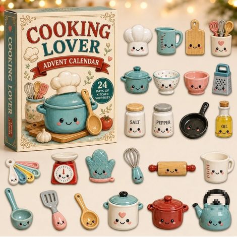 Christmas Advent Calendar 2026 - Cooking Hobby Christmas Advent Calendar Blind Box - Type A