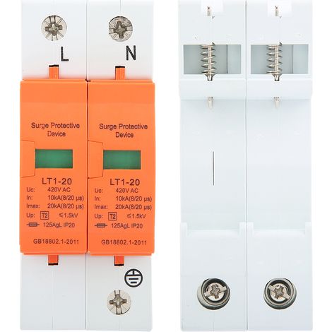 Parafoudre, 2pF, 10kA-20kA, 420 VCA, parafoudre/parafoudre. (1/5)
