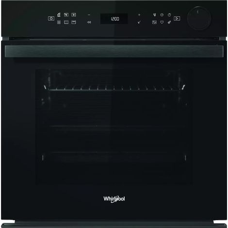 Whirlpool – Four multifonction vapeur 73L 59.5cm – Chaleur pulsée – Fonction SteamSense – Nettoyage pyrolyse – AKZ9S8270FB (1/3)