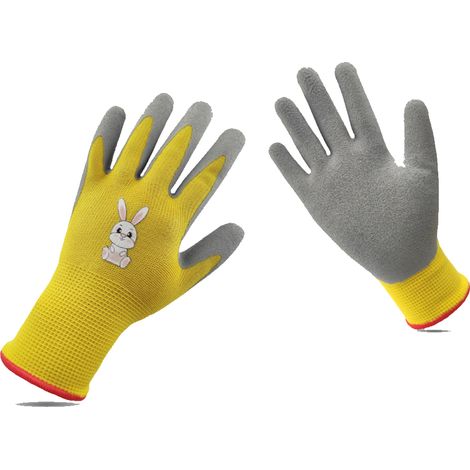 2 paires de gants de jardinage pour enfants à motifs de dessins animés, résistants à l'usure et aux déchirures, adaptés au roller et au patinage à roulettes. (1/5)