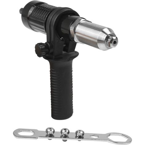 Adaptateur de pistolet à rivet, adaptateur de pistolet à riveter électrique, fixation de rivet pour perceuse électrique et sans fil (1/5)