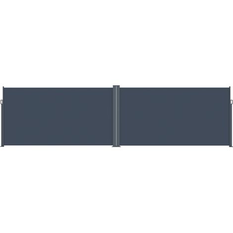 Lykke Seitenmarkise 1,6x3 m (x2) doppelt, dunkelgrau