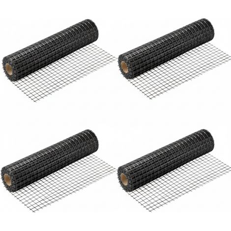 Rete in fibra di vetro 40x40 mm rinforzo massetti e intonaci 4 rotoli 1x50 m