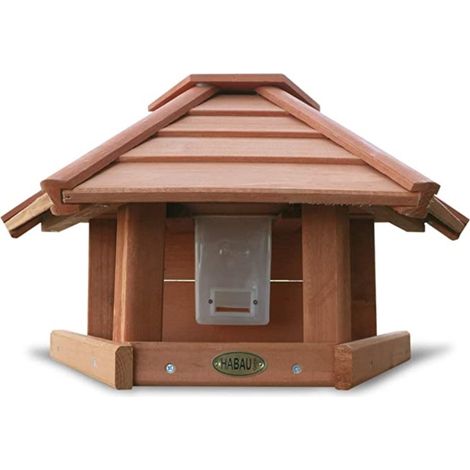 Vogelhaus ''Wandhänger'' mit Silo und Ständer 53x25x30cm (1/3)