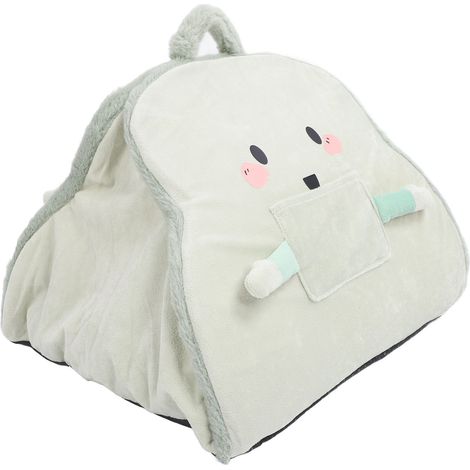 Tente-lit pour animaux de compagnie, douce, confortable, respirante et chaude, idéale pour l'automne et l'hiver. Poids maximal supporté : 2,5 kg. (1/5)