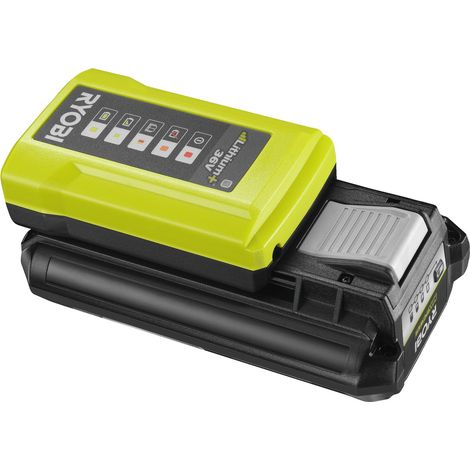 Ryobi RY36BC17A-120 Akku-Set, 36 V, max. Leistung 2,0 Ah + Ladegerät