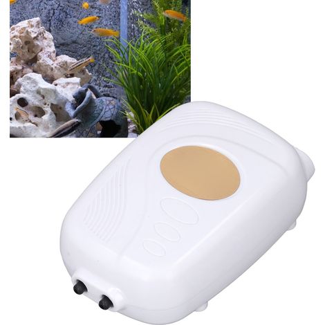 Pompe d'aération double usage USB AC/DC 1W pour la pêche en extérieur, pompe à oxygène rechargeable, aérateur de batterie pour la pêche, norme américaine 110-240 V (1/5)
