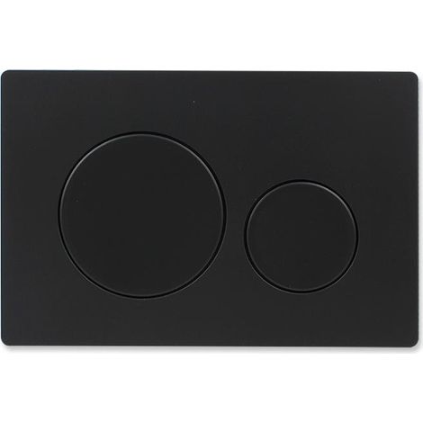 KLVGTIFS PU - Plaque de double chasse d'eau pour les séries Geberit UP300, UP320, UP700 et UP720 Noir (1/4)