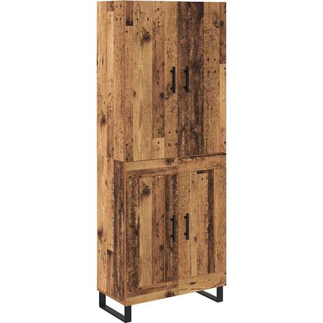 Highboard 2 pcs Altholz 69,5 x 34 x 180 cm vidaXL (1/5)