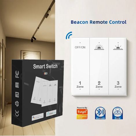 Tuya Telecomando Remoto a Zone Beacon Bluetooth per Controller LED  Pannello 3 Zone (1/5)