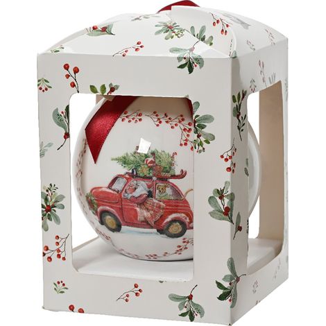 Deko Kugel 10 x 10,5 cm Schmuck