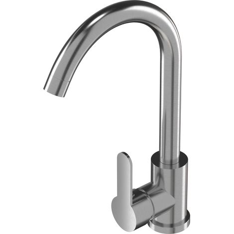 Mitigeur de Cuisine Granitan Prestige inox pour Évier avec Bec Pivotant 360° (1/5)