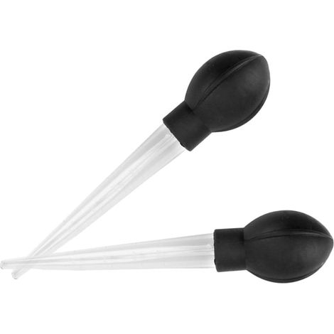 Lot de 2 Compte-Gouttes pour Pots de Fleurs et Jardinières, Grand Modèle Noir, Accessoire Jardinage pour Évacuation d'eau et Entretien des Plantes en Pot Plusieurs Styles (1/5)