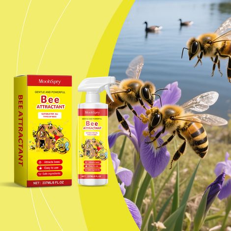 Bee attractant, outdoor bee attractant to attract bee colonies, assisting apiaries and terroir bee attractants -- 237ml (1/5)