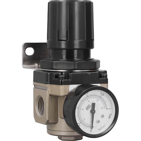 Régulateur de pression d'air G1/2, régulateur pneumatique avec manomètre 0,05-0,85 MPa AR4000-04 (1/5)