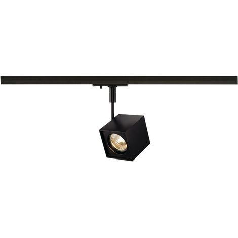 Spot de rail carré Altra Dice Monophasé noir - 143350 (1/3)