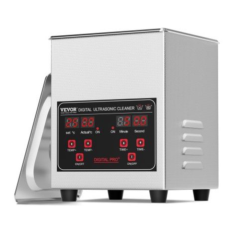 Nettoyeur à Ultrasons Numérique 1 - 3 L 50 W Bac Ultrasons 40 kHz (1/5)