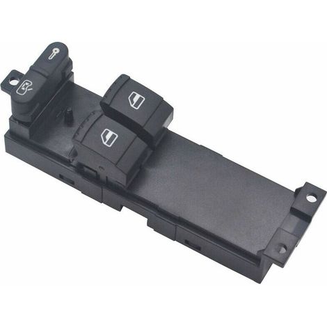 Interrupteur De Vitre Électrique Conducteur Avant - Compatible VW Golf 4, Bora, Passat B5, Seat Leon, Fabia, Octavia -ULISEM (1/5)