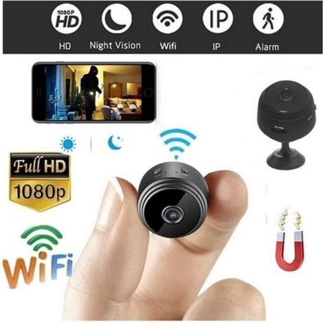 A9 HD 1080P Mini Wireless WiFi Security Camera with Night Vision and Motion Detection J08091 (1/4)