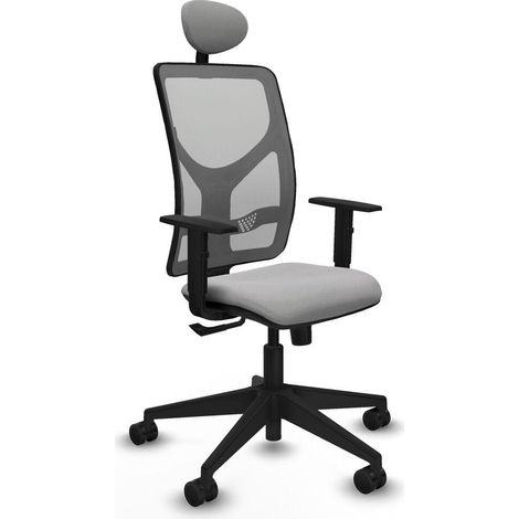 piqueras-y-crespo Motilla silla de oficina gris claro ergonómica