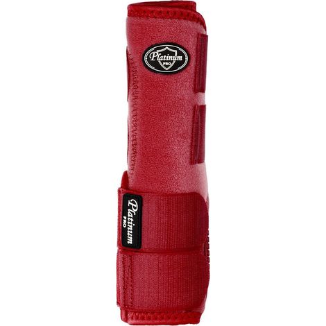pony, Bianco: Stinchiere western per cavalli anteriori in neoprene con chiusure a strappo