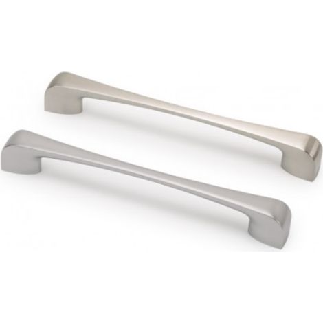 Tirador Proflat 1820 - Niquel cepillado. 247x24/10x32mm. Entrepuntos 192/224mm. (1/2)