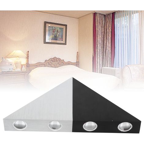 Dreieckige LED-Lampe, 5 W, warmweiß, 85–265 V, zur Dekoration von Zuhause, Schlafzimmer, Flur, Café, Bar oder Karaoke-Raum (1/5)