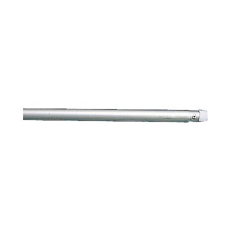 Manche à balai en aluminium avec embout vis, diamètre 25 mm, longueur 1,38 m