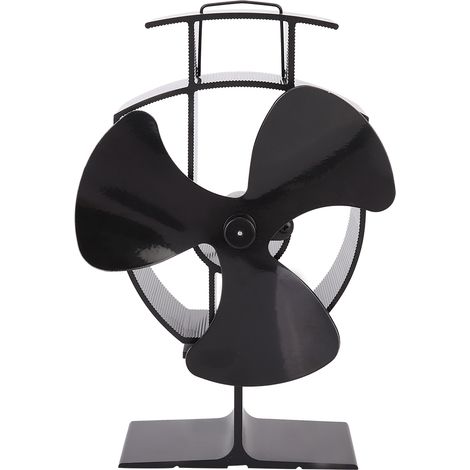 Soavoa Ventilateur de Cheminée Thermique Silencieux Sans Électricité pour Salon Chauffage Efficace 1 Pièce (1/4)