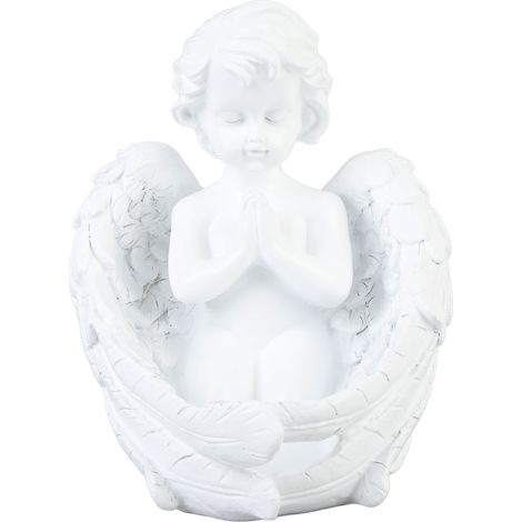 Bougeoir décoratif Figurine vintage mignonne en prière Statue de bureau pour décorer le salon ou l'entrée (1/5)