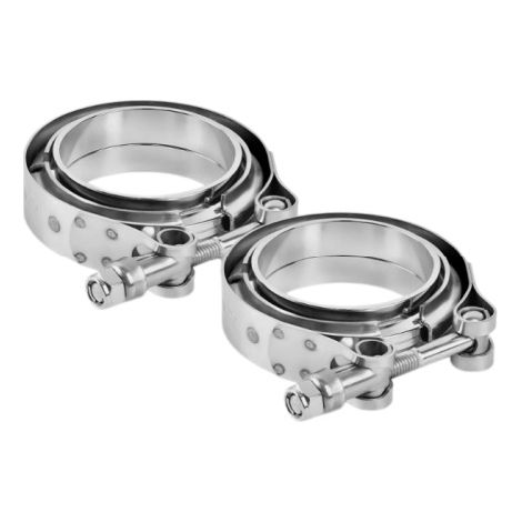 Collier V Band - Raccord à Bride V en Acier Inoxydable 304 - Pour Tuyau D'échappement 63 mm - Kit Universel - 1 Pièce (1/5)