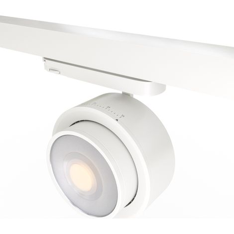 Runder LED 3-Phasen-Schienenstrahler – 35W – ZOOM 15º-45º – (1/5)