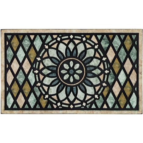 Tapis d'Entrée Extérieur - 50 x 80 cm - Tapis de Passage Résistant Antidérapant (1/5)