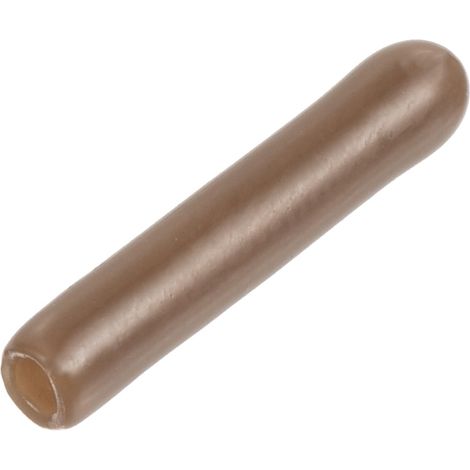 80pcs Embouts en Caoutchouc, 1.5 mm ID Vis Filetage Protecteur en PVC Embouts de Protection Flexible pour Tube Métallique, Câbles, Fils, Tige, Écrou et Cache Boulon, Brun (1/5)