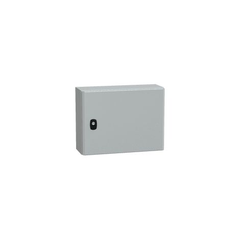 Cassetta in acciaio montata a parete, Spacial S3D, porta piena, senza piastra di montaggio, 300x400x150 mm, IP66, IK10 - NSYS3D3415