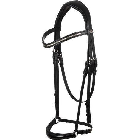 Zaum Acavallo dama italienisches Leder anatomisch (1/3)