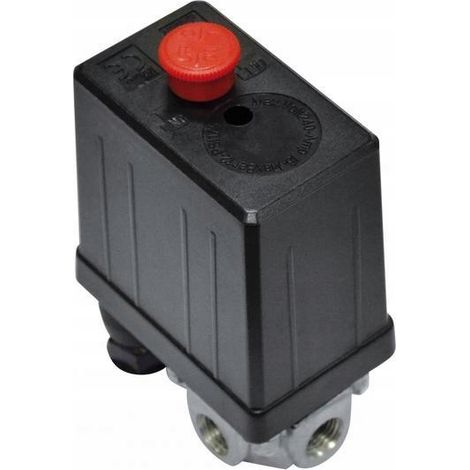 Stanley Einphasiger Druckschalter de 4 Wege (1 Weg 3/8" F + 3 Wege 1/4" F)