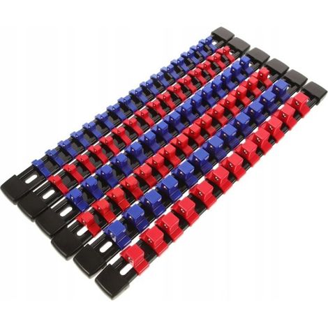 6 bases de tornillo de PP de colores