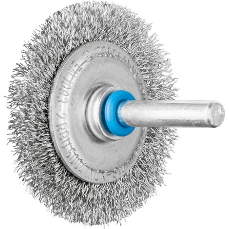 PFERD TOOLS Rundbürste ungezopft RBU Ø50x4 mm Schaft-Ø6 mm Edelstahl-Draht-Ø0,20 10 Stk