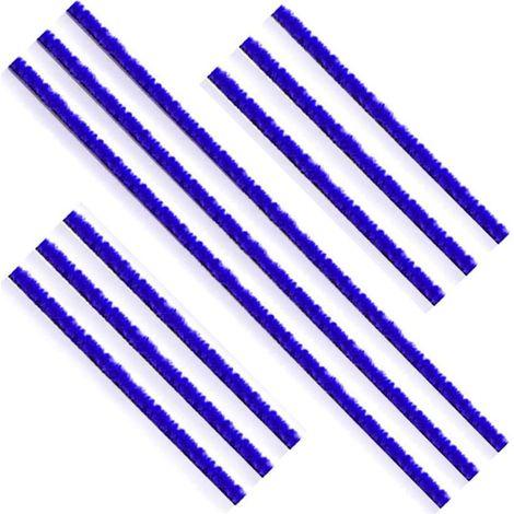 9PCS Bandes en Peluche pour Dyson V6 V7 V8 V10 V11, Soft Plush Stripe Bandes, Bandes de Rechange, pour Dyson Aspirateur Brosse Electrique Bande Autocollante, 3 Longues 6 Courtes Bande Peluche Douce (1/3)