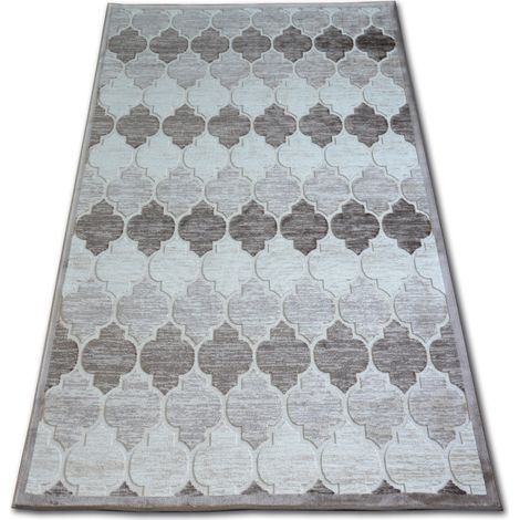 Carpet ACRYLIC YAZZ 3766 D.Beige/Brown Trellis beige 200x290 cm