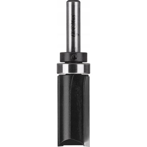 GLOBUS Fresa dritta con cuscinetto Z2 D19 I40 S8 mm (1/4)