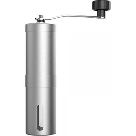 Manuelle Kaffeemühle – Handkurbel-Kaffeemühle – Kaffeebohnenmühle – Kompakt und tragbar – Manuelles Mahlen – Mahlgrad einstellbar – Betrieb ohne Strom – Abwaschbar (1/5)