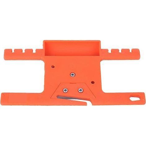 Enrouleur de corde multifonction 2024 pour parapluie, rangement de corde, matériel de camping (orange) (1/5)