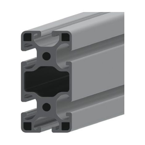 Rs Pro – Profilé aluminium 40 x 80 mm – Longueur 2000 mm – Pour applications structurelles – Aluminium haute qualité - PRO 40 X