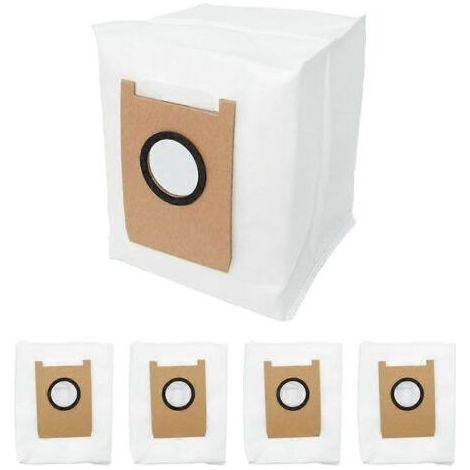 Lot de 5 sacs à poussière de rechange pour aspirateur robot Eufy 3-en-1 E20, kit d'accessoires de rechange pour aspirateur. (1/5)