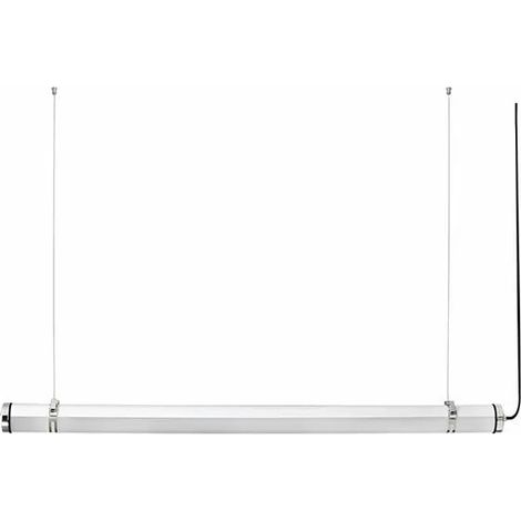 Faro Scuba 120cm Pendel-Deckenleuchte für den Außenbereich, Chrom, IP66, 3000 K