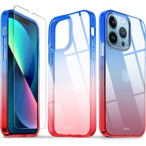 SET CUSTODIA + VETRO TEMPERATO PER APPLE IPHONE 13 PRO CUSTODIA OMBRE STRONG A2482 (1/5)