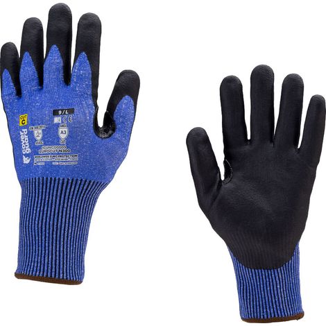 Guantes de trabajo recubiertos de nitrilo Coverguard Eurocut N300 -  - Blu