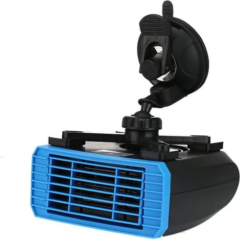 Chauffage de voiture, chauffage de voiture, chauffage rotatif à 360 degrés, dégivreur de pare-brise chaud et froid 12V 150W (1/4)